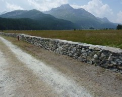 Via da Truochs, Silser Ebene, Sils im Engadin, Graubünden